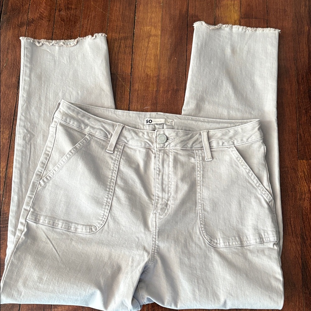 SO Light Gray Khaki Pants